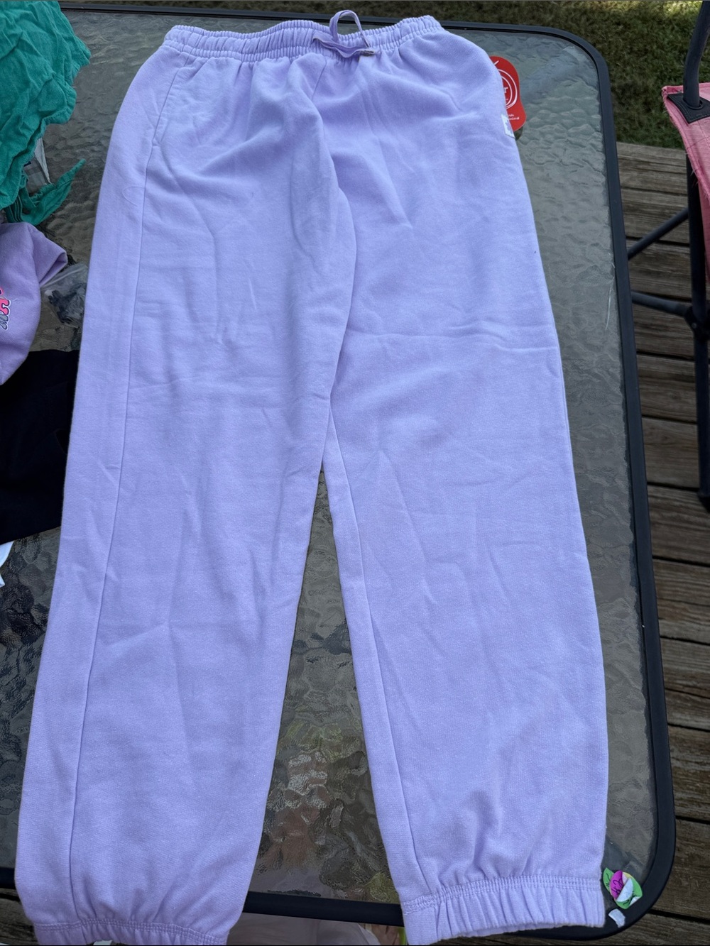 Wonder Nation Girls Purple Jogger Pants Size 10 NWT